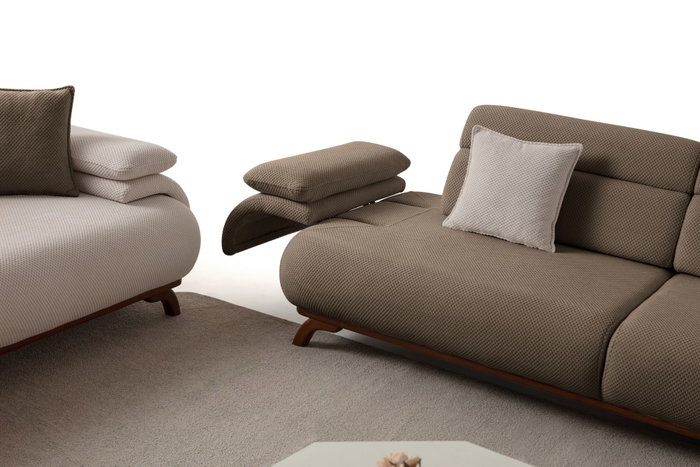 Atelier Del Sofa Bonjo Walnut - Earth Sofá de 3 plazas Atelier Del Sofa Bonjo Walnut - Earth Sofá de 3 plazas